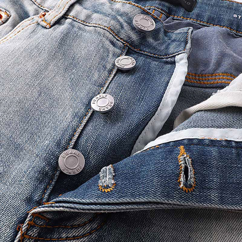 Mens trendy purple jeans, 100% cotton Jeans #PU143