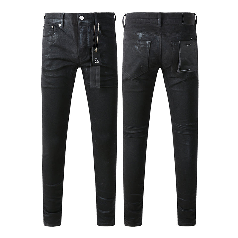 Mens trendy purple jeans, 100% cotton Pure Cotton High Street Trend
