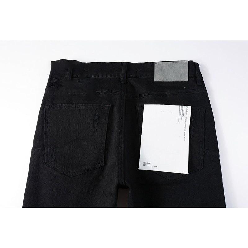 Mens trendy purple jeans, 100% cotton Pure Cotton High Street Trend