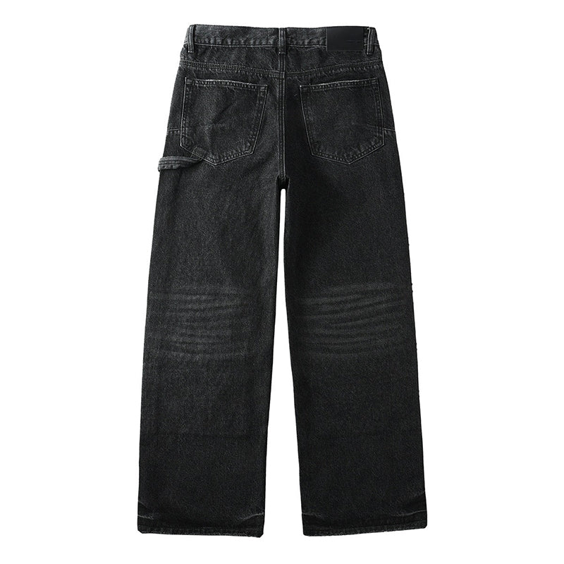 Mens trendy purple jeans, 100% cotton  Jeans Rhinestones #104