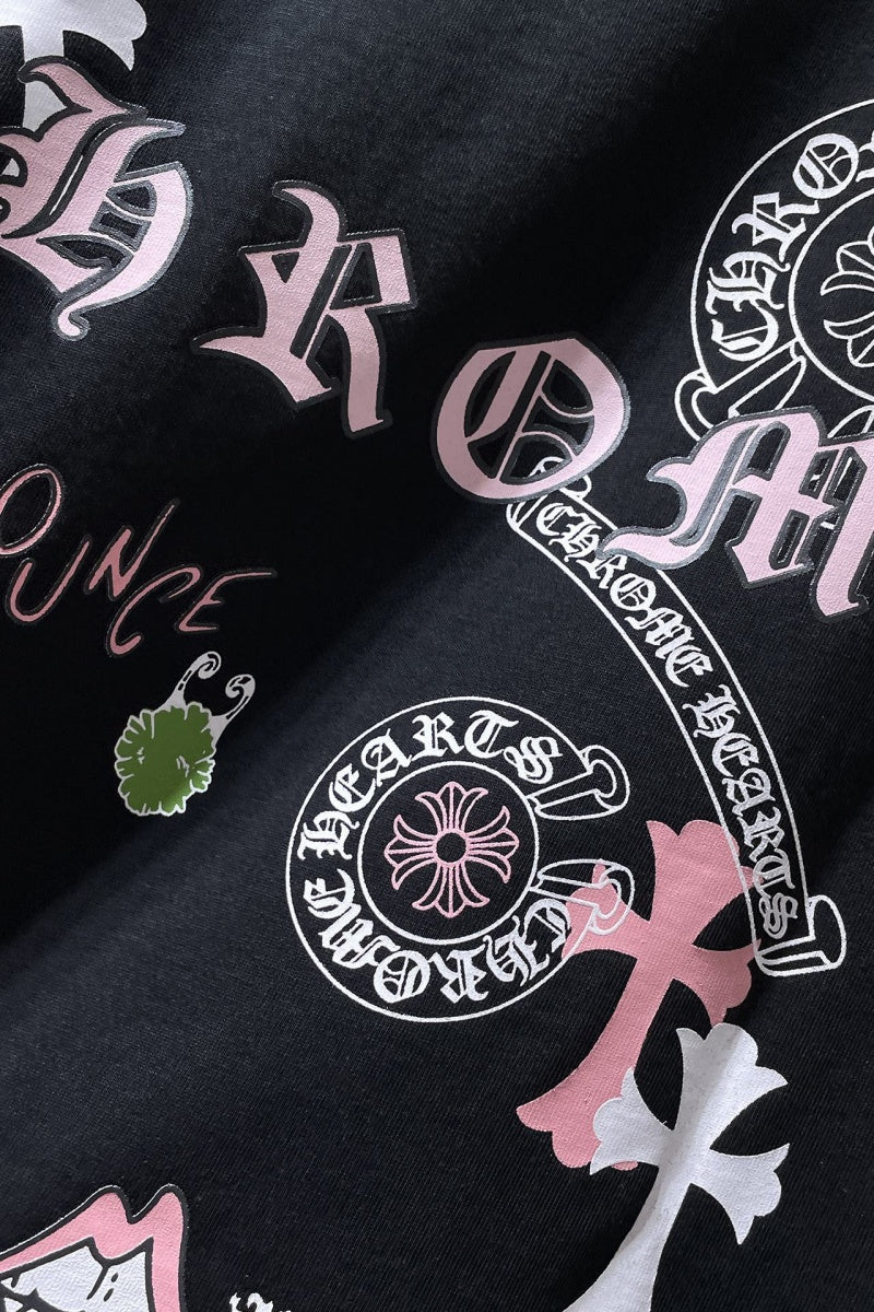 Chrome heart T shirts High-quality 100% cotton streetwear