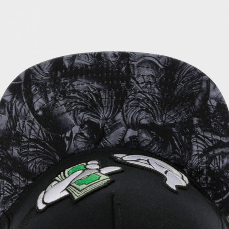 Trendy flat brimmed snapback hats men's shade