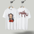 Travis Scott T Shirts Cactus Jack x Utopia x KAW joint doll short sleeve