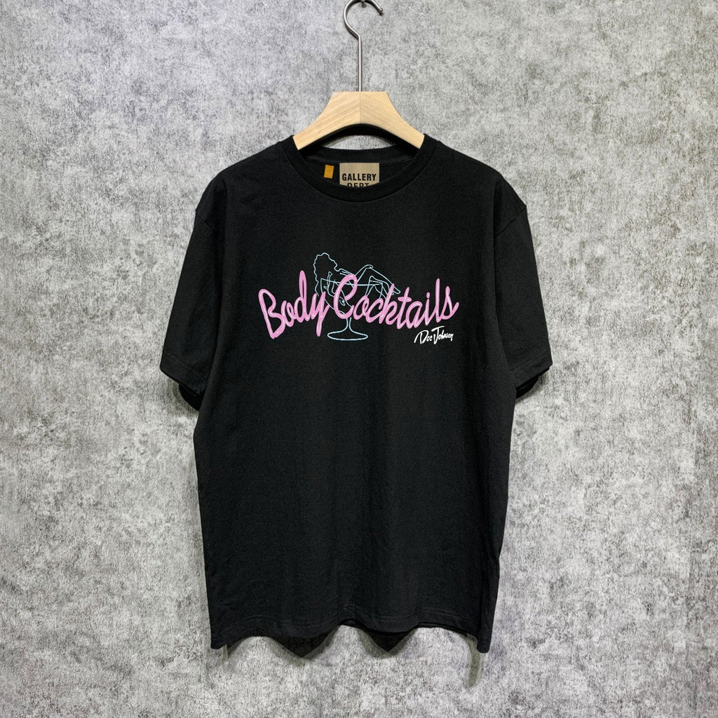 Gallery Dept T Shirt Retro Printed Loose Short-Sleeved Shirt (part2)