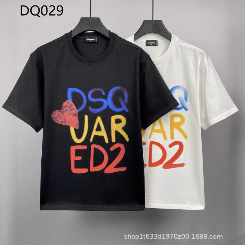 DSQ2 T Shirts Color Letter Print