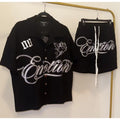 Mixed Emotion T Shirts & Shorts 2 piece set