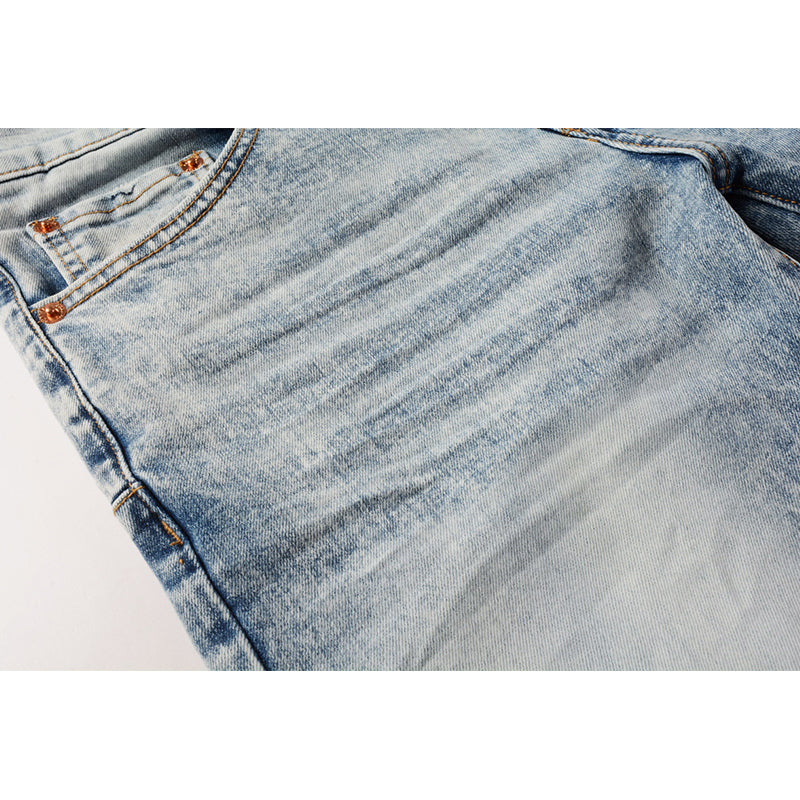 Mens trendy purple jeans, 100% cotton Pure Cotton High Street Trend