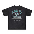 Amiri Washed Distressed T Shirt Printed Trendy Pure Cotton