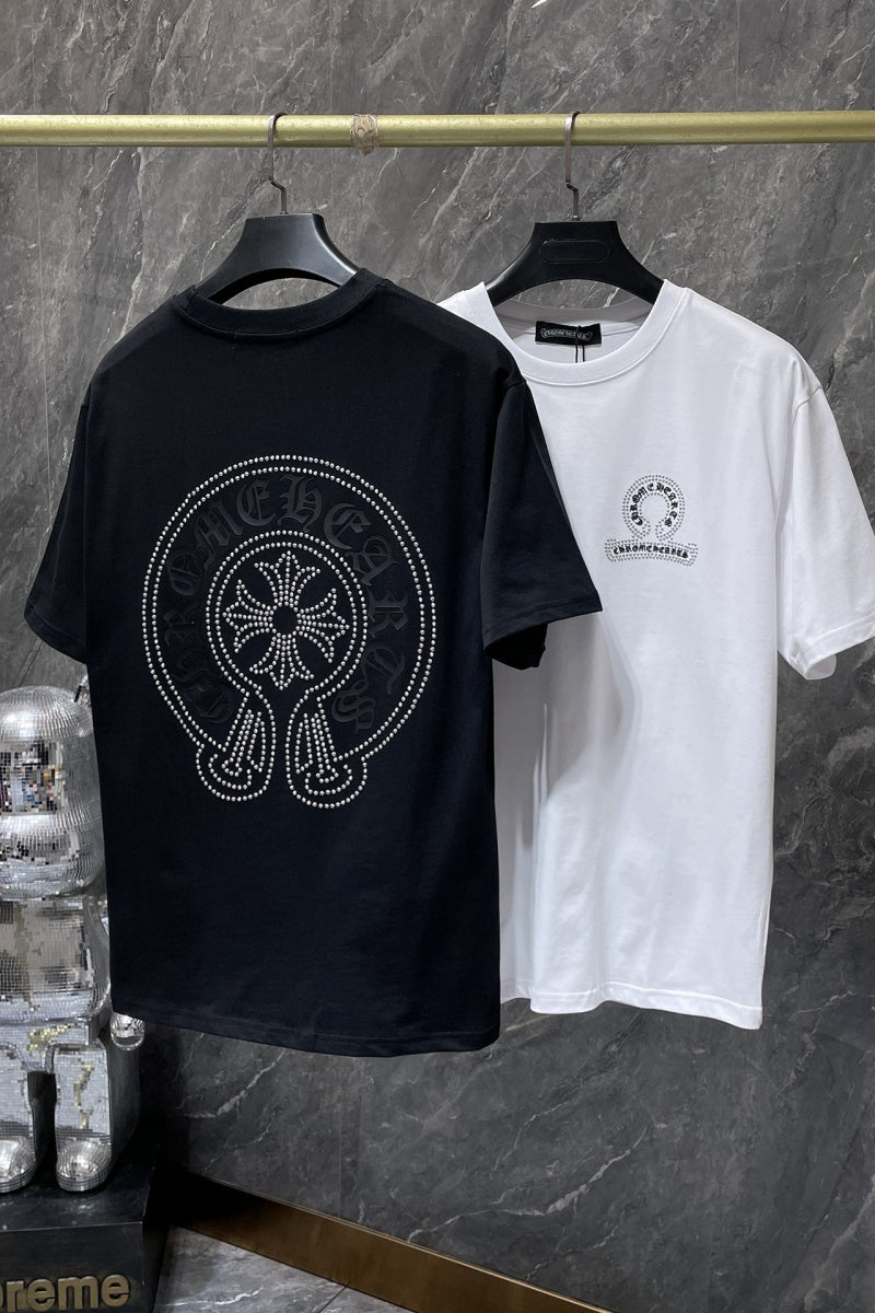 Chrome heart T shirts High-quality 100% cotton streetwear
