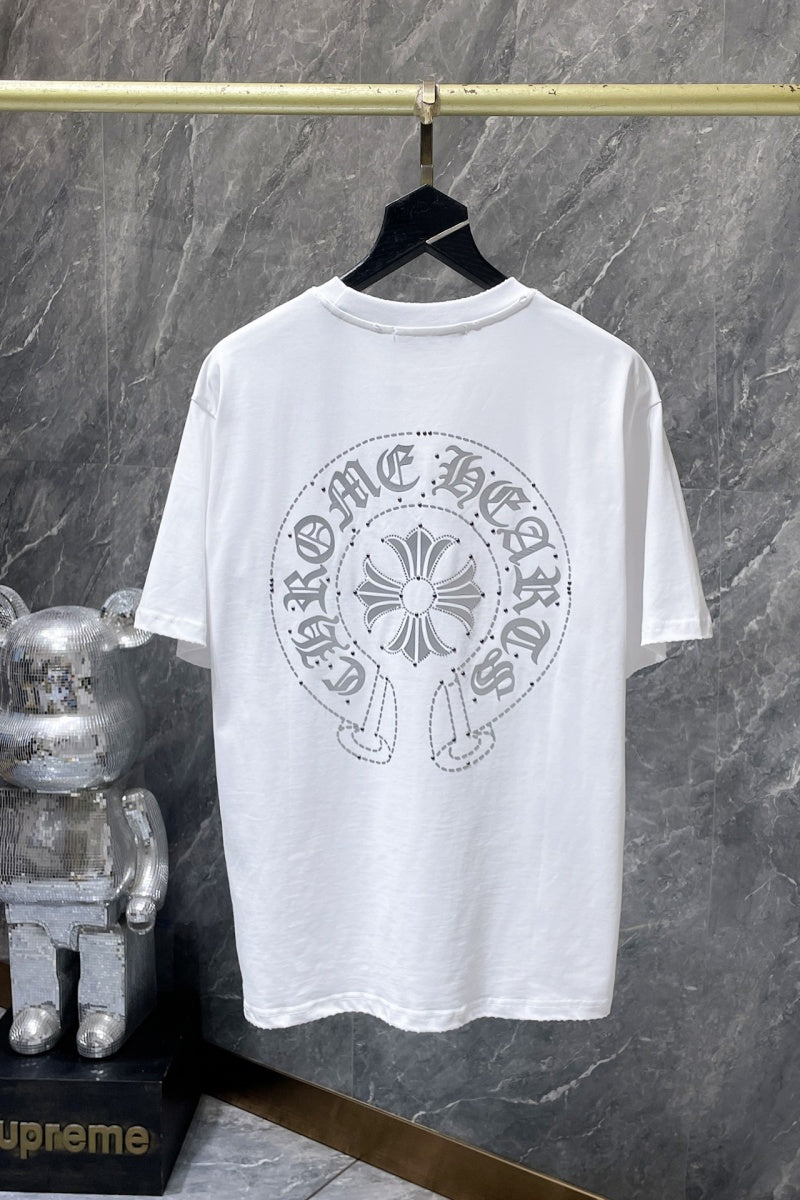 Chrome heart T shirts High-quality 100% cotton streetwear
