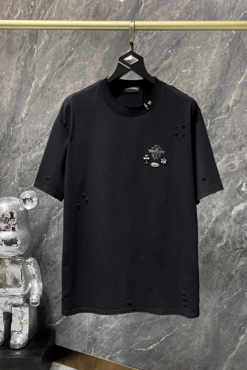 Chrome heart T shirts High-quality 100% cotton streetwear