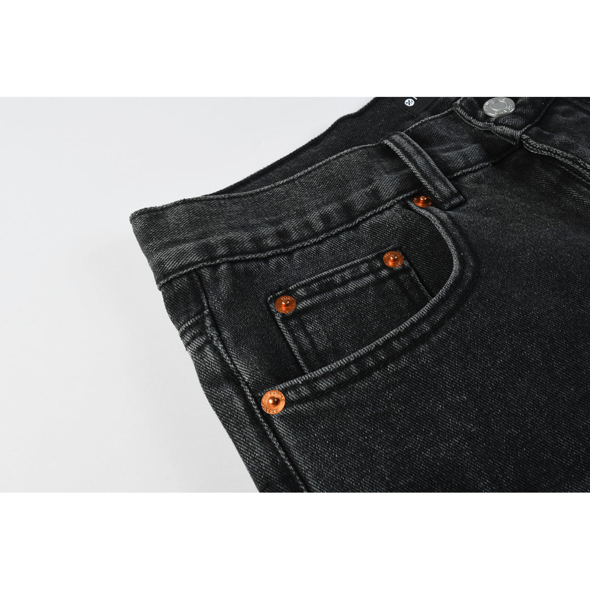 Mens trendy purple jeans, 100% cotton High Street Distressed