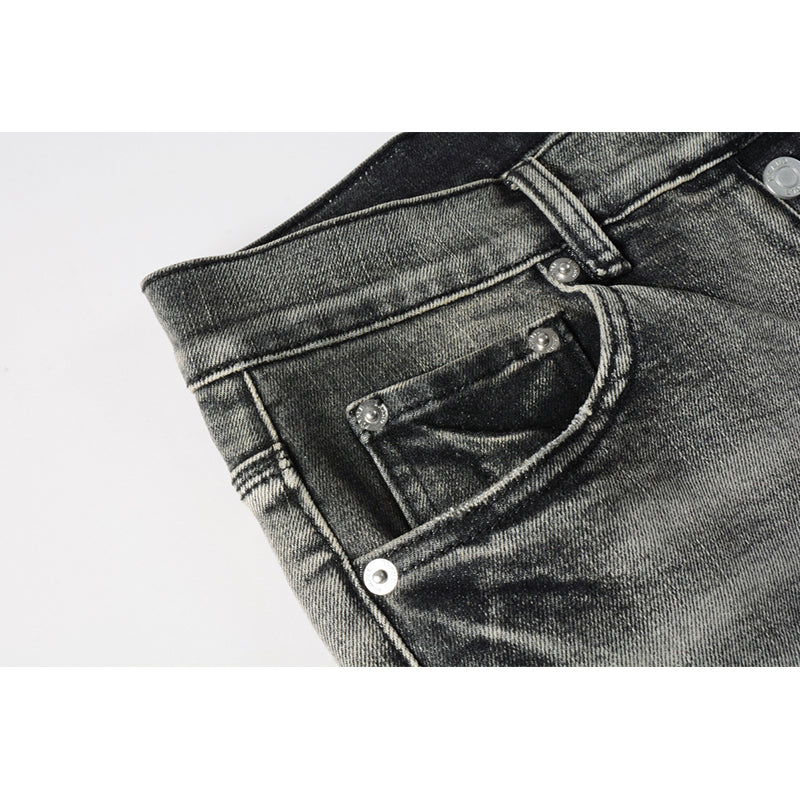 Mens trendy purple jeans, 100% cotton Pure Cotton High Street Trend