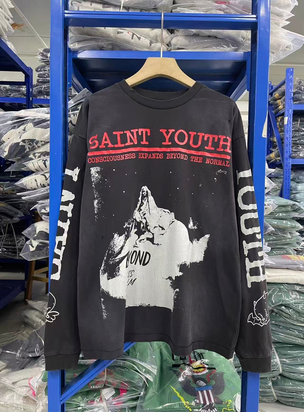 Saint Michael long sleeve shirts