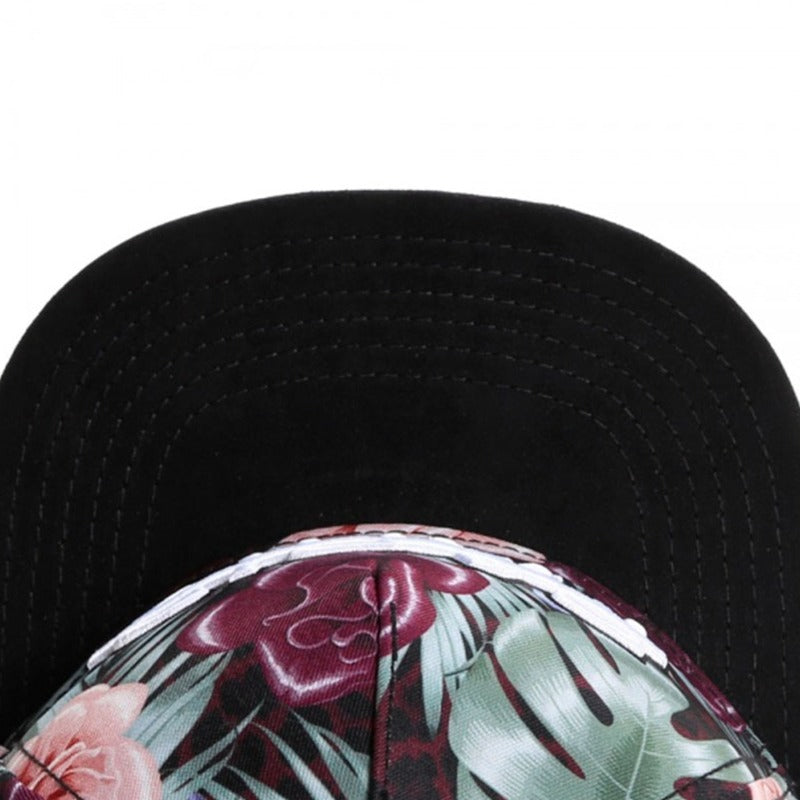 Trendy flat brimmed snapback hats adjustable flower letterparis