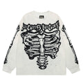 HS Long Sleeve Shirts Hip-hop loose oversize