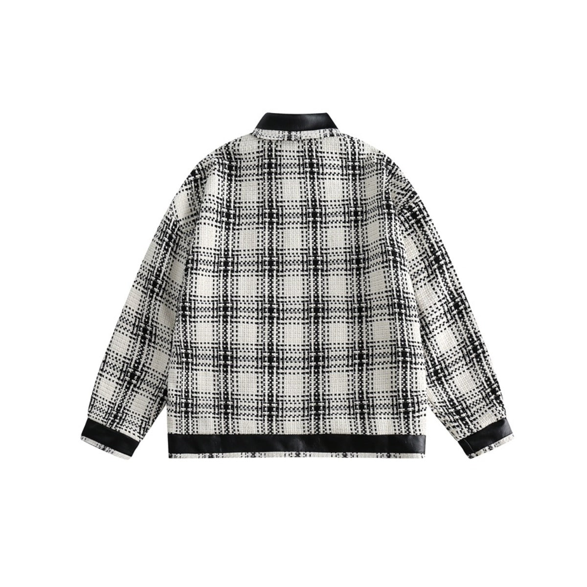 Unisex Jacket Vintage Plaid Jacket