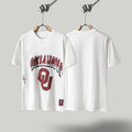 Travis Scott T Shirts x Mitchell x Ness Oklahoma Sooners Hand-Drawn Short Sleeve