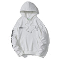 OW  hoodie spoof robot graffiti arrow cotton pullover hooded