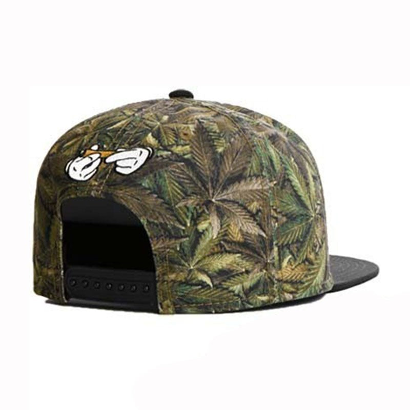 Trendy flat brimmed snapback hats breathable adjustable sunshade