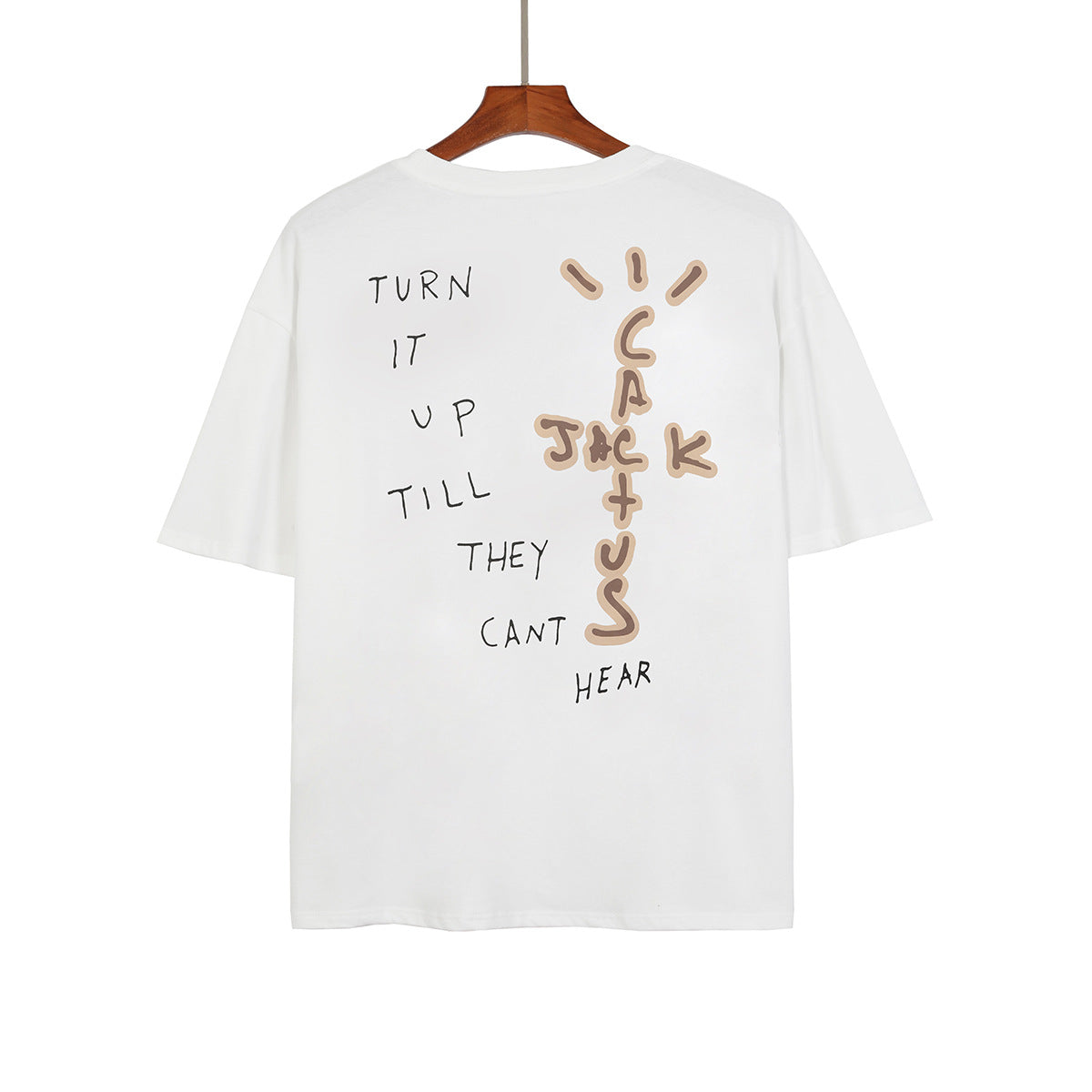 Travis Scott T-Shirt Travis Scott Cactus Jack Short Sleeve Hip Hop Loose T-Shirt