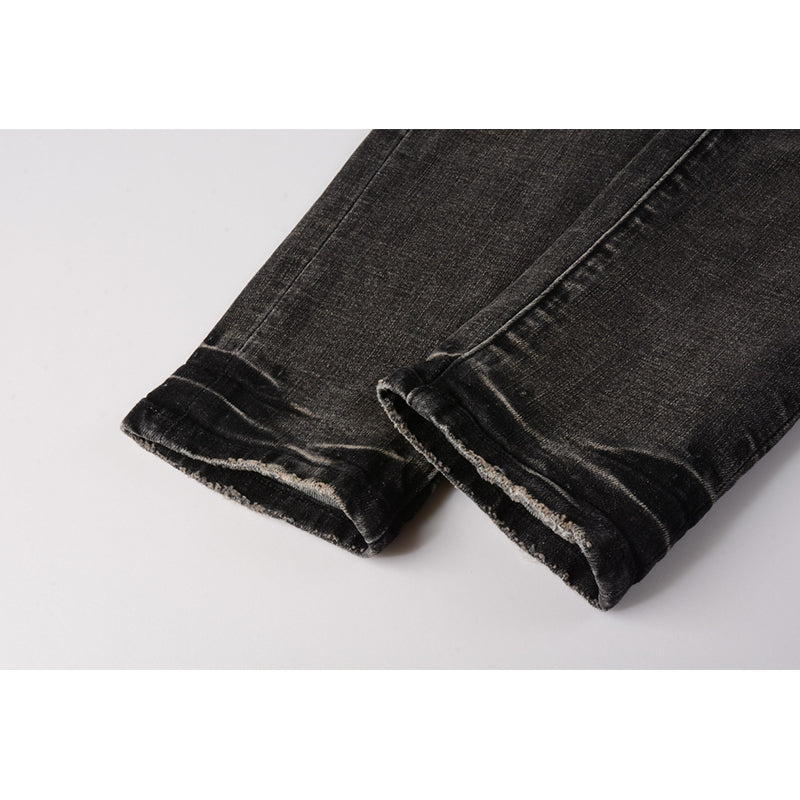 Mens trendy purple jeans, 100% cotton Pure Cotton High Street Trend