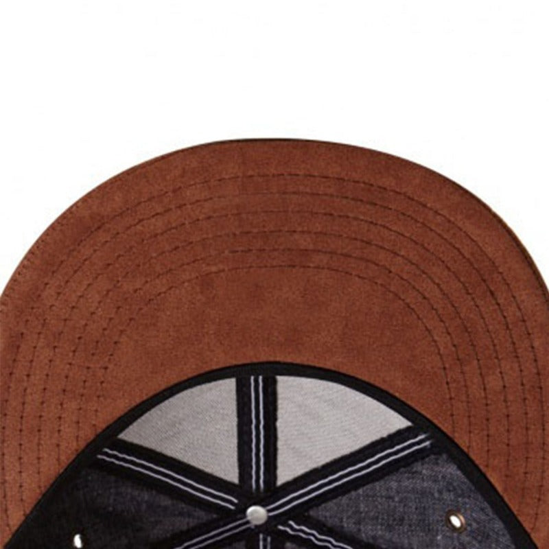 Trendy flat brimmed snapback hats summer cartoon sunshade breathable