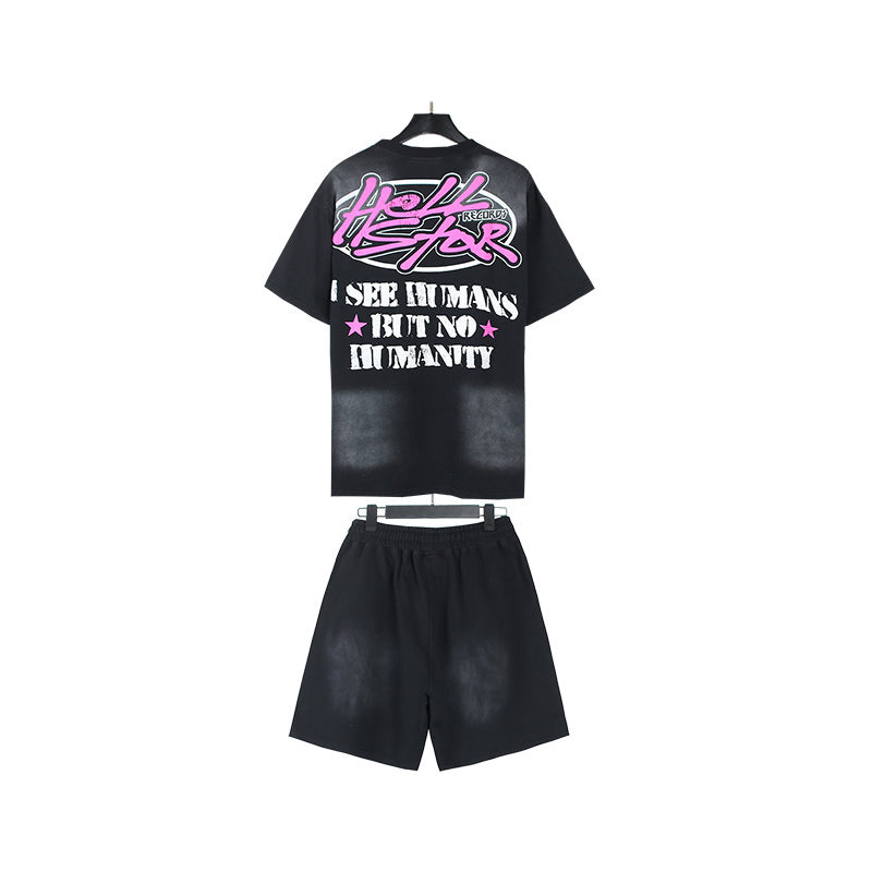 HS T-Shirt And Shorts Two-Piece Set