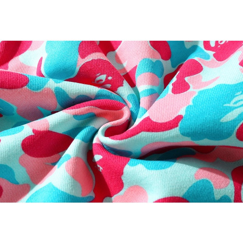 Bathing Ape Hoodie Miami Two-Hat Cardigan Zipper Fall/Winter Velvet Shark
