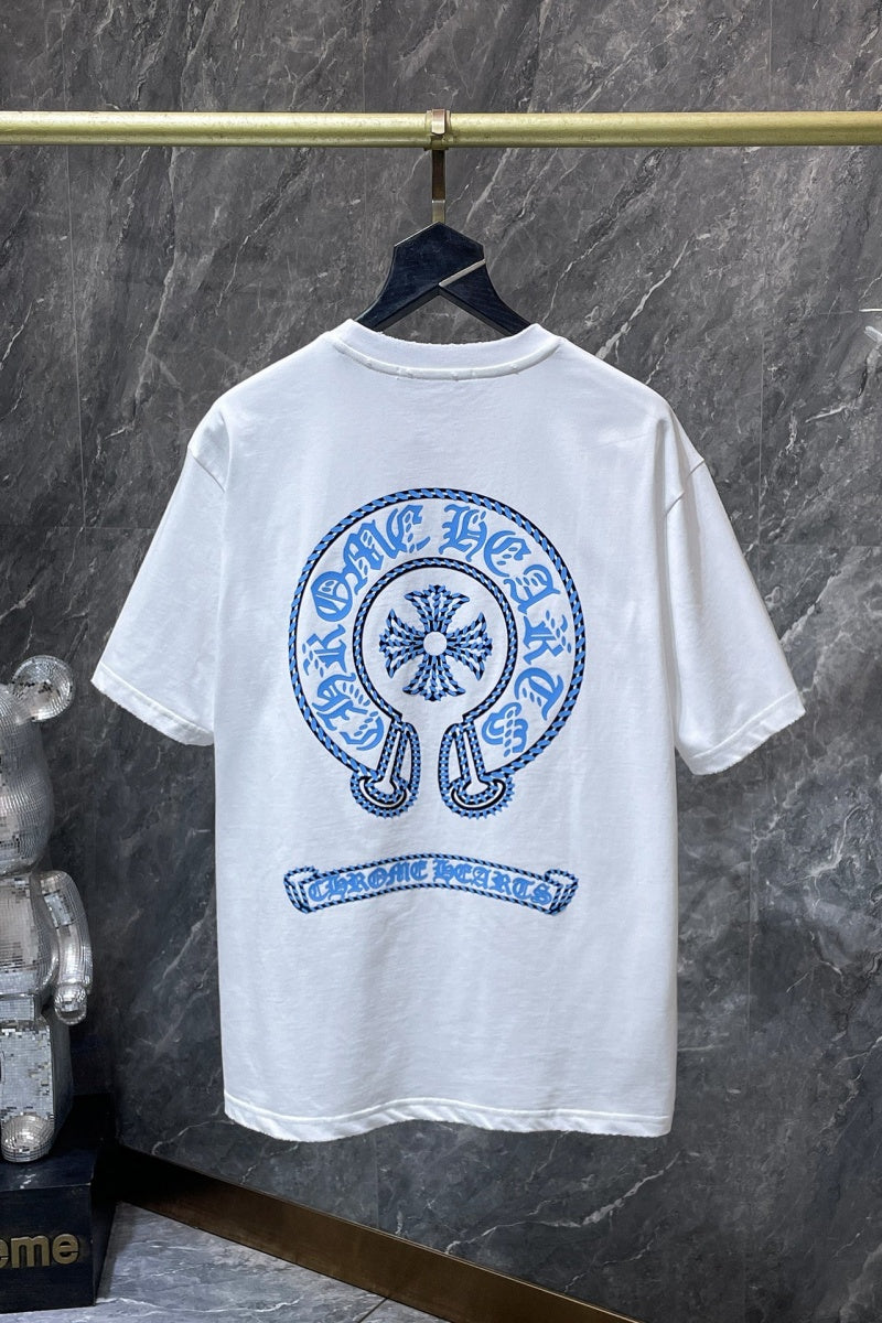 Chrome heart T shirts High-quality 100% cotton streetwear