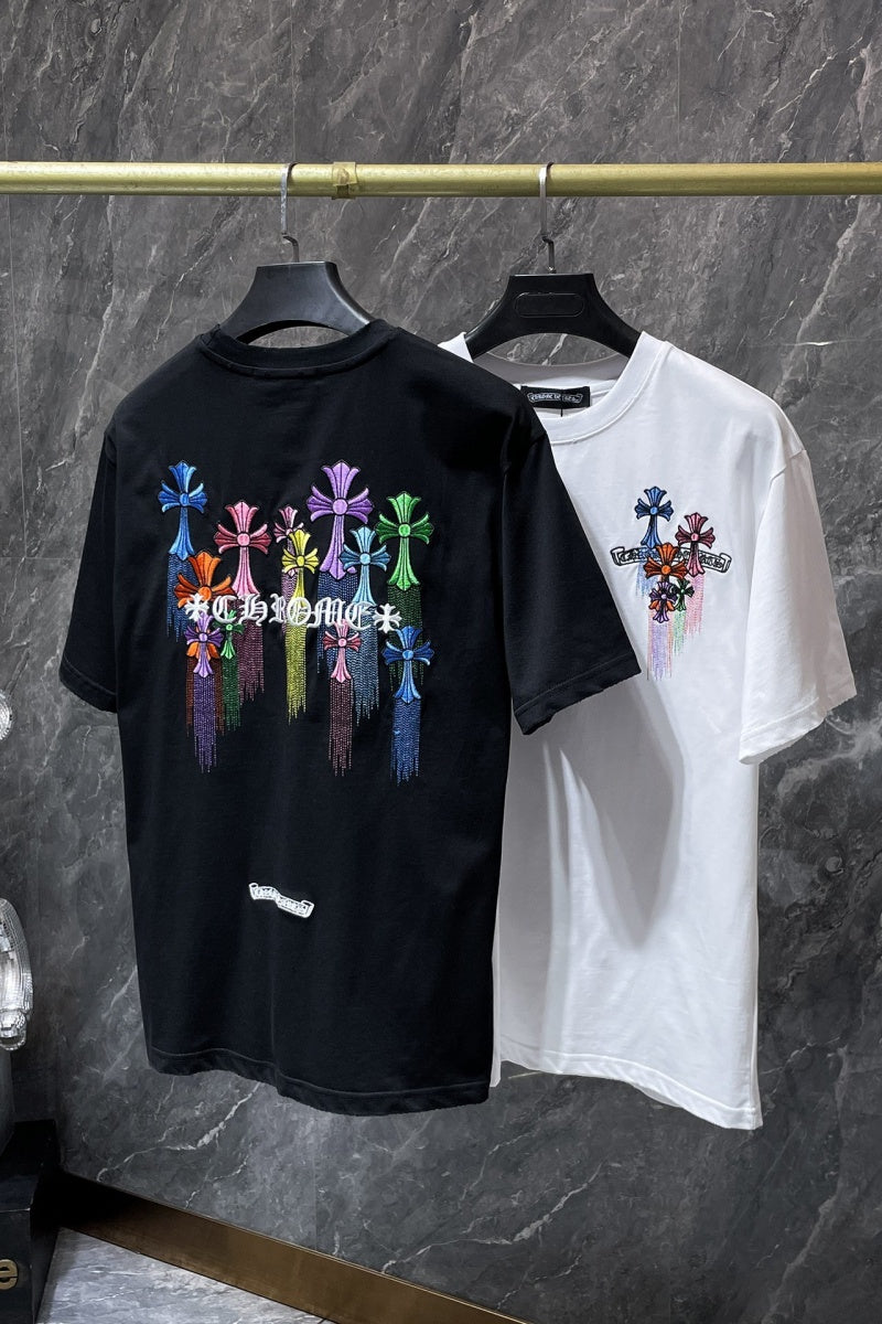 Chrome heart T shirts High-quality 100% cotton streetwear