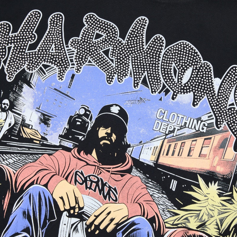 HARMONY T Shirts Street Fashion Brand Hot Diamond