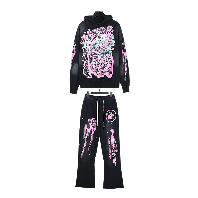HS Hoodie And Pants Two-Piece Set