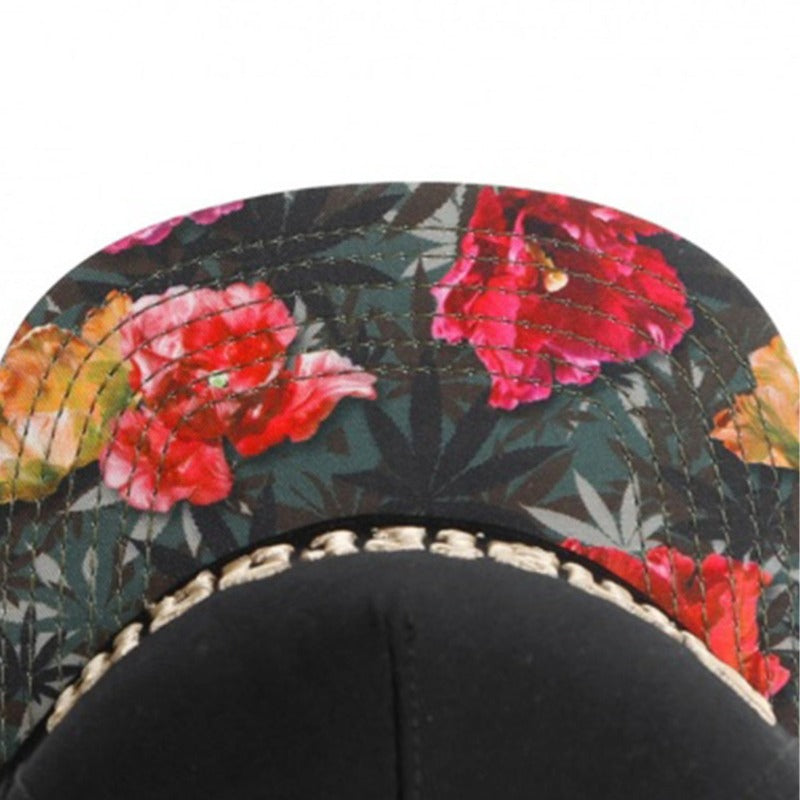 Trendy flat brimmed snapback hats adjustable