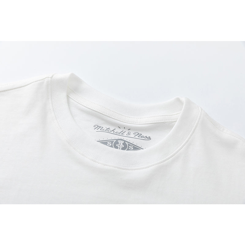 Travis Scott T Shirts x Mitchell x Ness Michigan Wolverines Hand-Drawn Short Sleeve