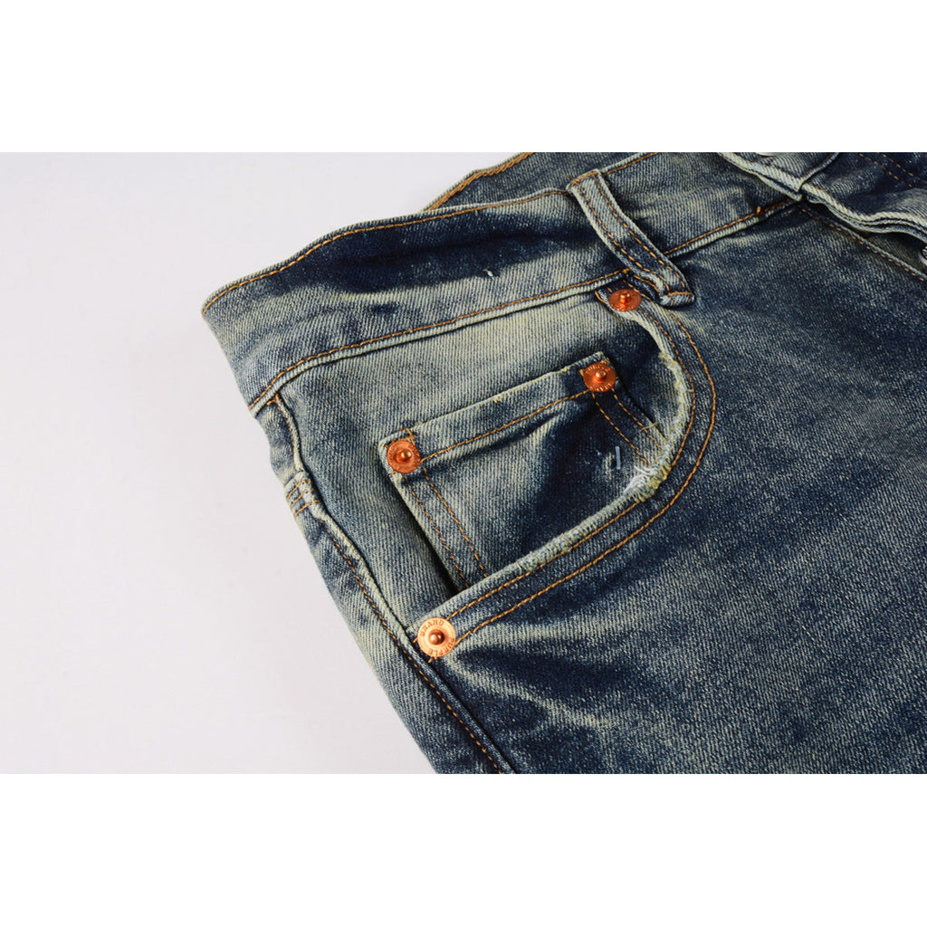Mens trendy purple jeans, 100% cotton Pure Cotton High Street Trend