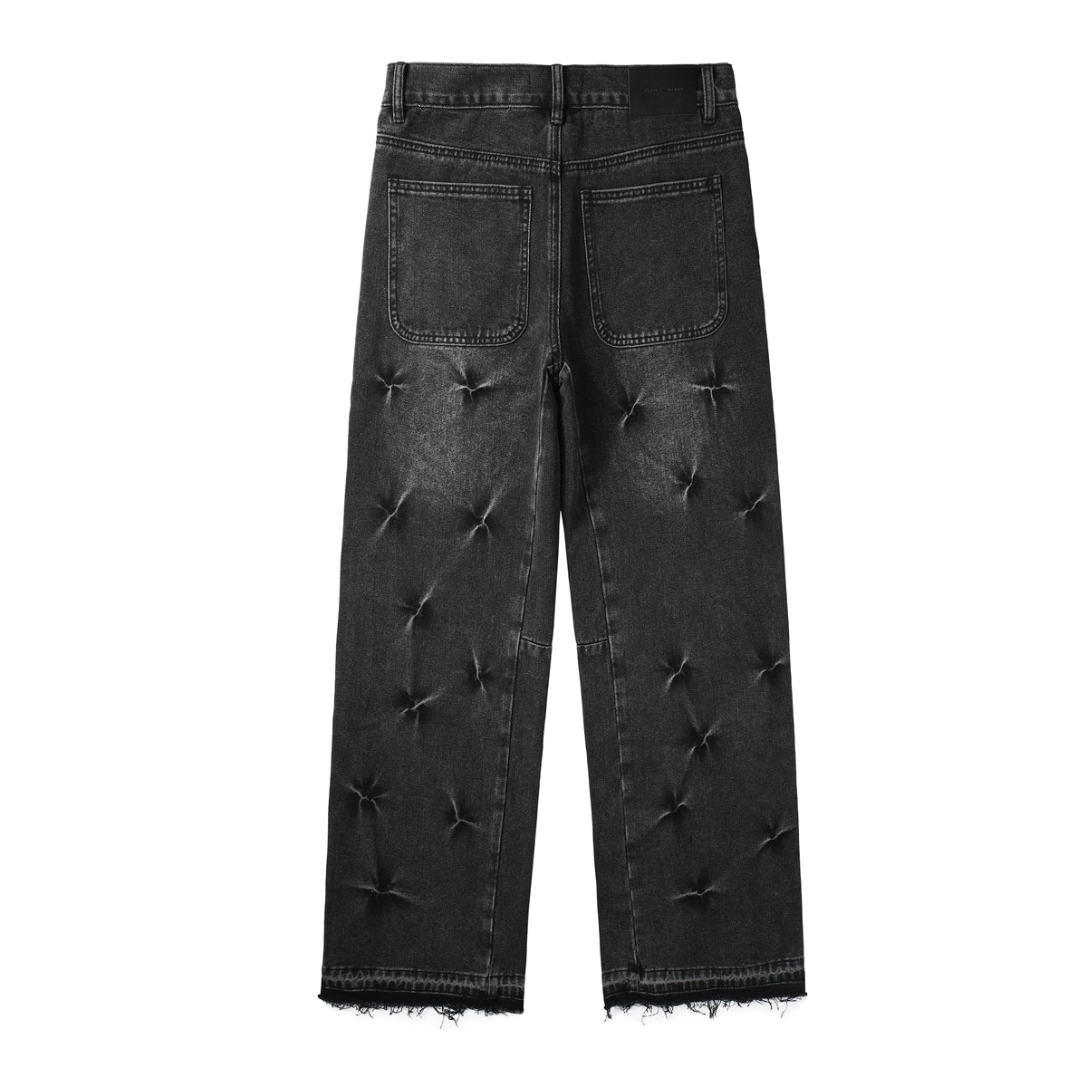 Mens trendy purple jeans, 100% cotton High Street Distressed