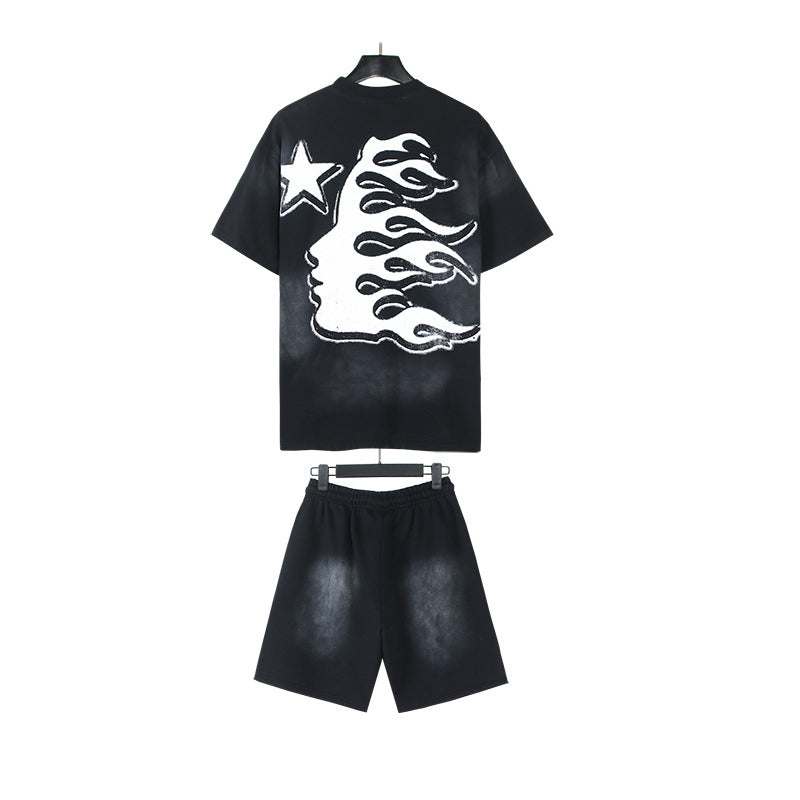 HS T-Shirt And Shorts Two-Piece Set