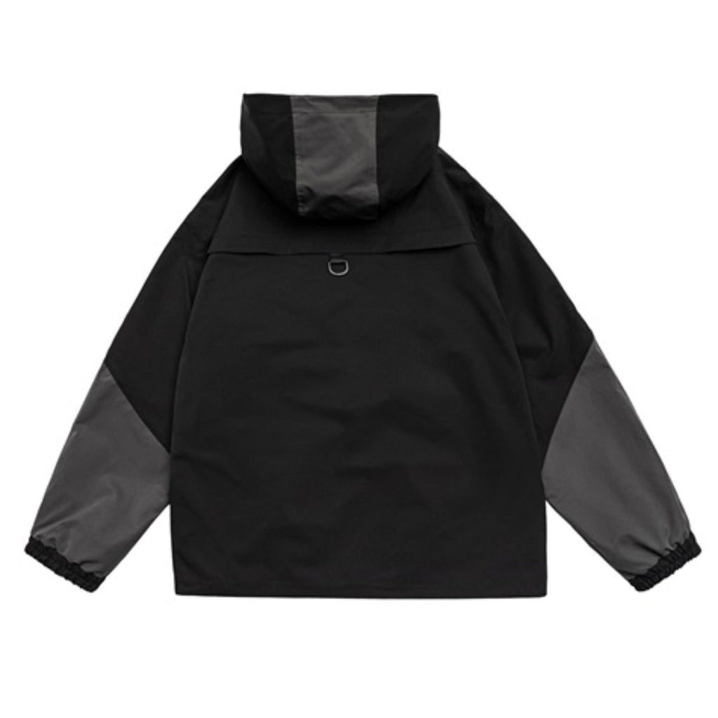 Unisex Jacket Vintage Color Matching Shell Jacket Jacket