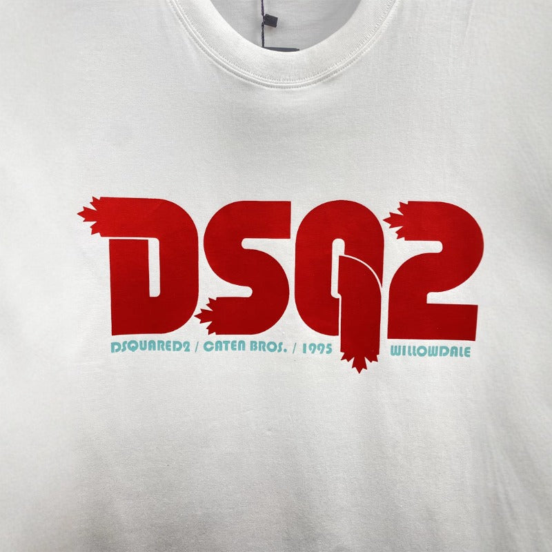 DSQ2 T Shirts Trendy Crew Neck Bottom Shirt