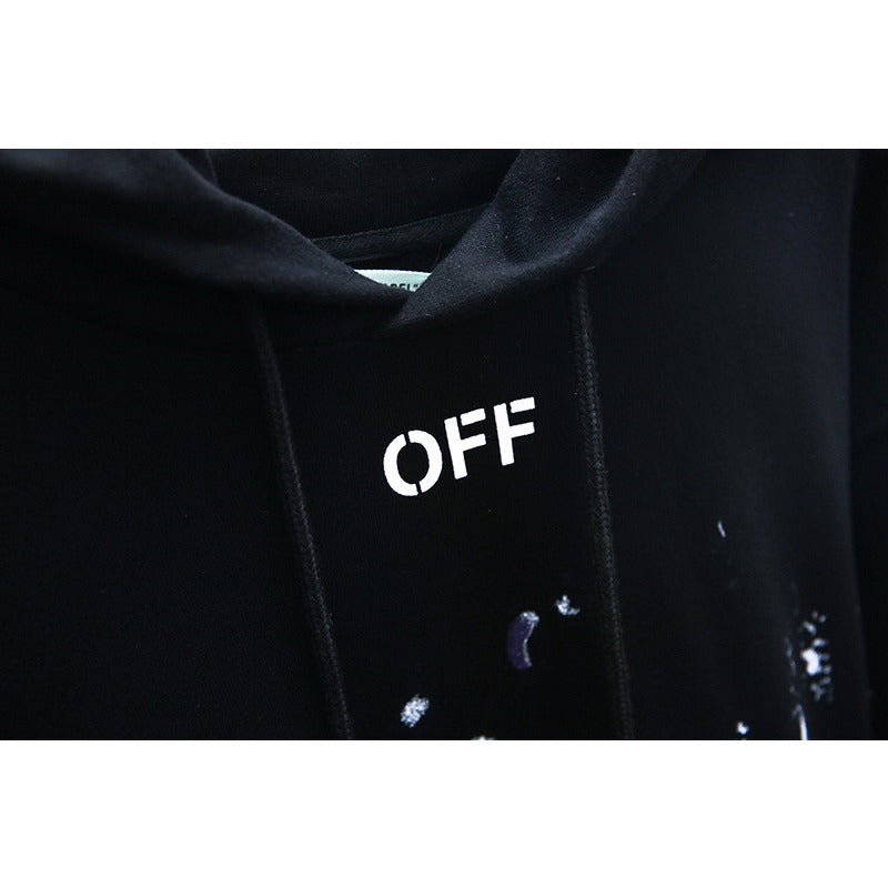 OW hoodie Fireworks Ink Graffiti Hooded