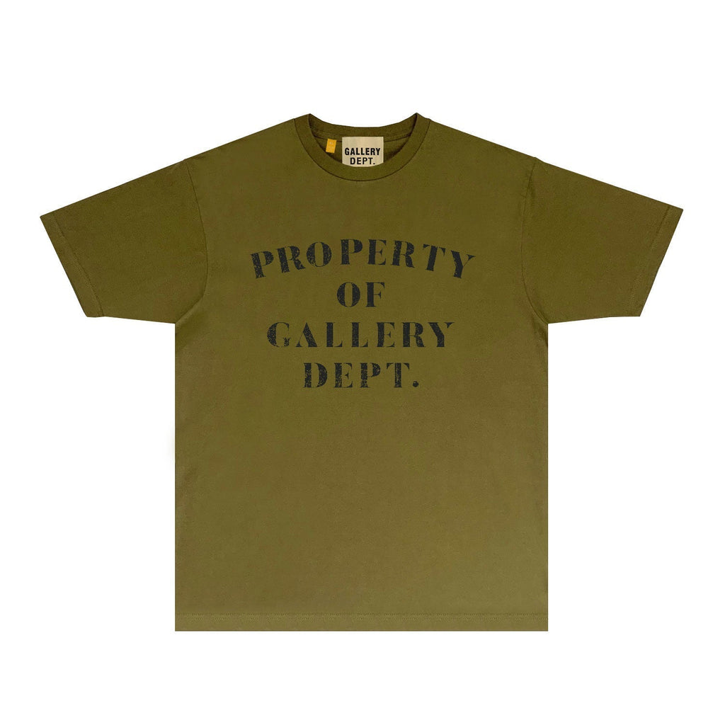 Gallery Dept T Shirt Retro Printed Loose Short-Sleeved Shirt (part2)