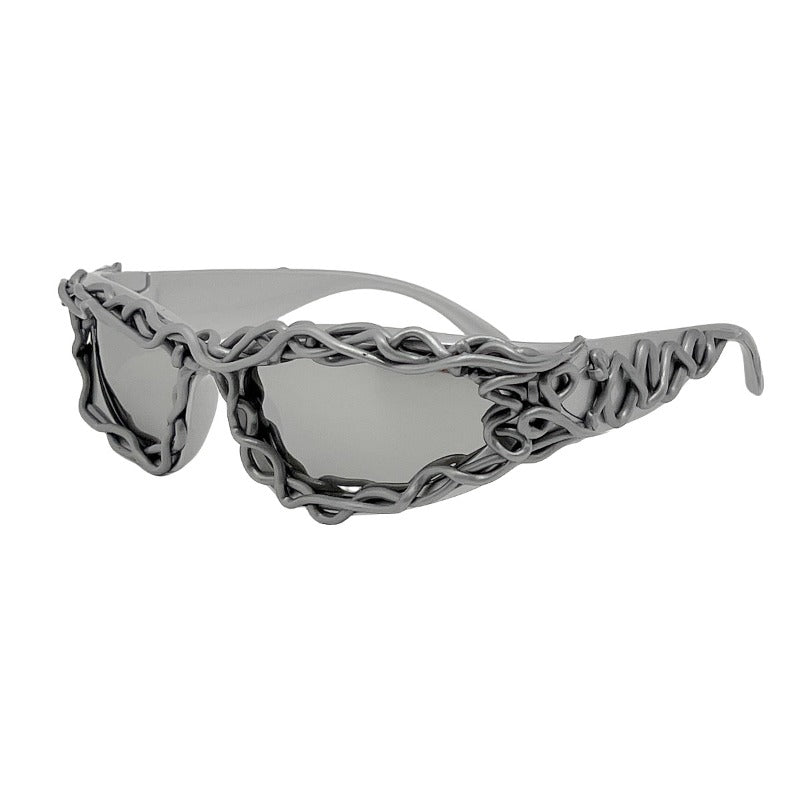 Trendy punk glasses y2k sunglasses
