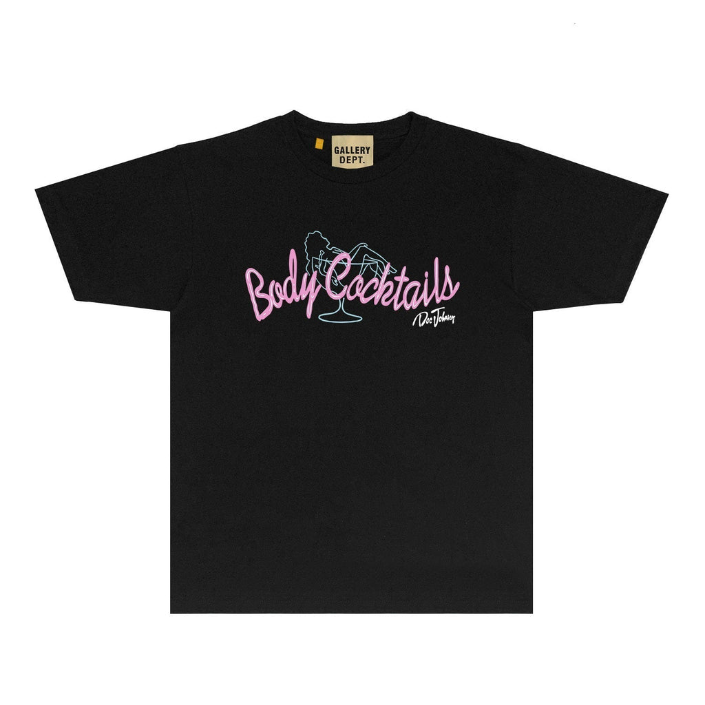 Gallery Dept T Shirt Retro Printed Loose Short-Sleeved Shirt (part2)