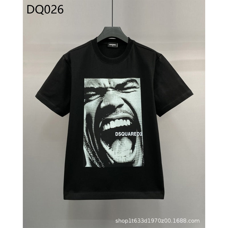 DSQ2 T Shirts emoji print