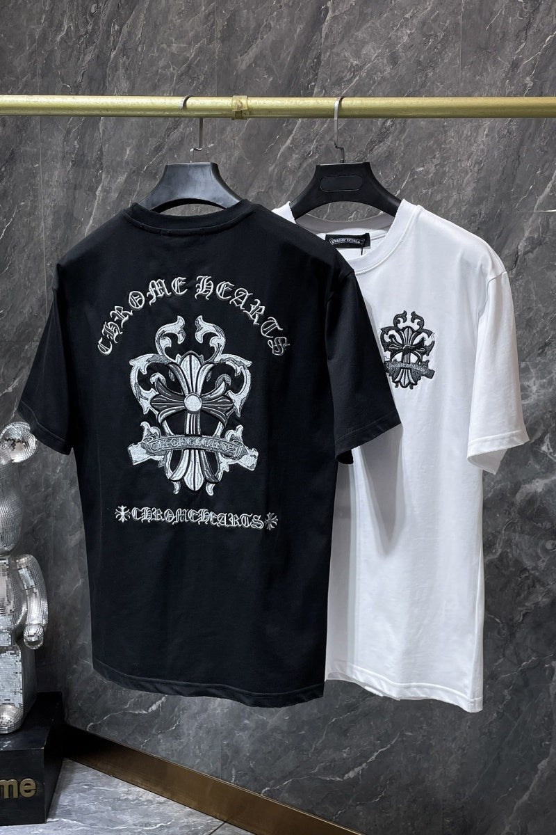 Chrome heart T shirts High-quality 100% cotton streetwear