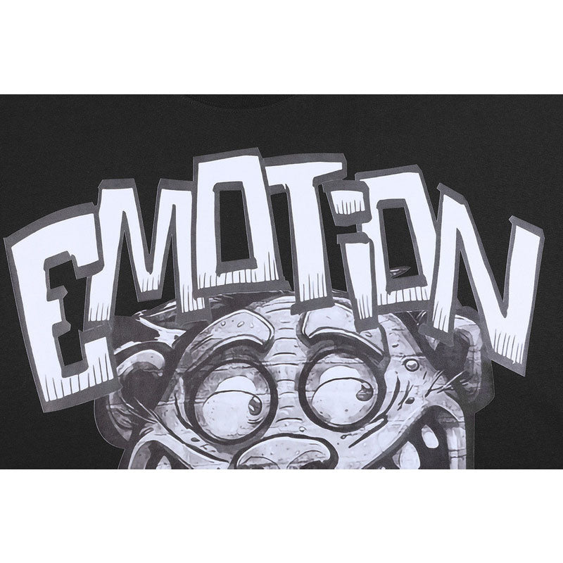 Mixed Emotion T-Shirt Crew Neck Loose Short Sleeve