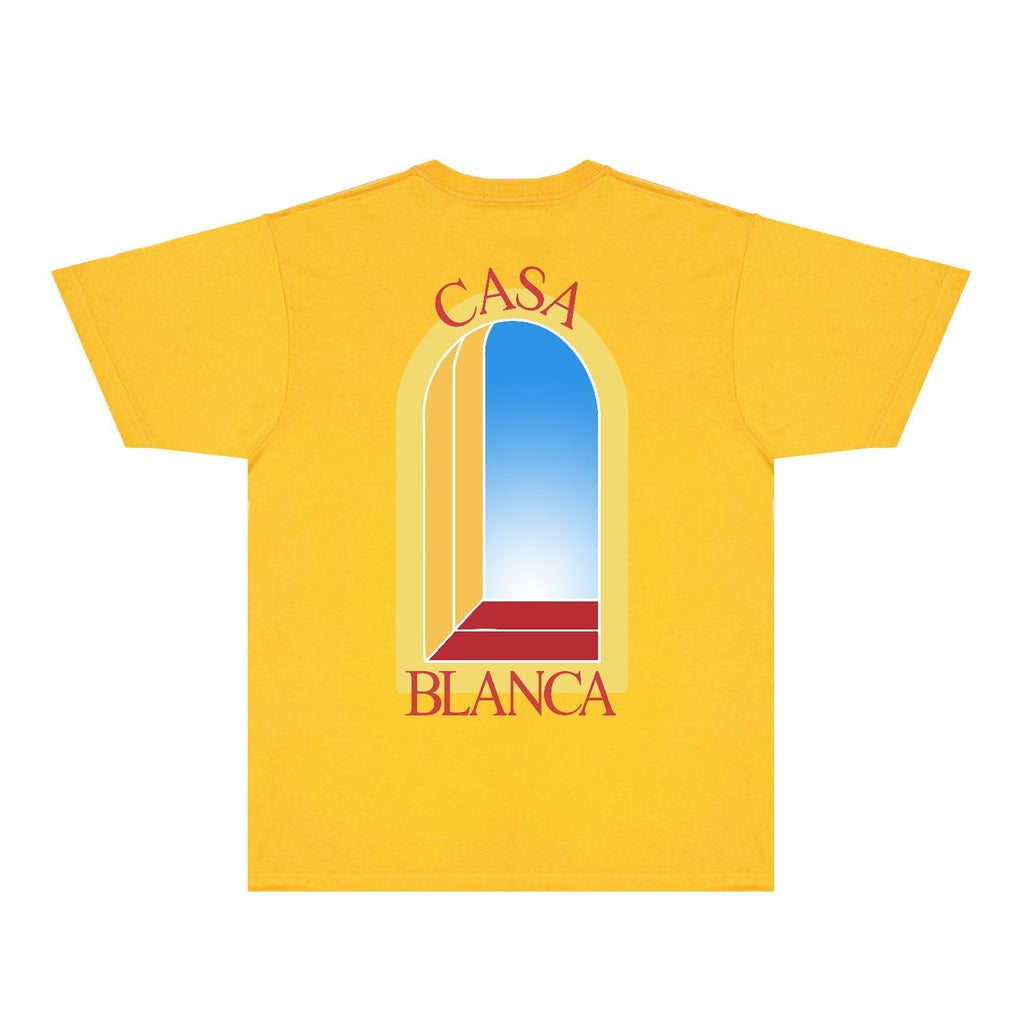 Casablanca T Shirts Fashion Print Street