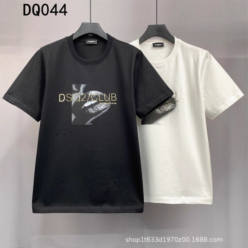 DSQ2 T Shirts Alphabet Trend Short Sleeves