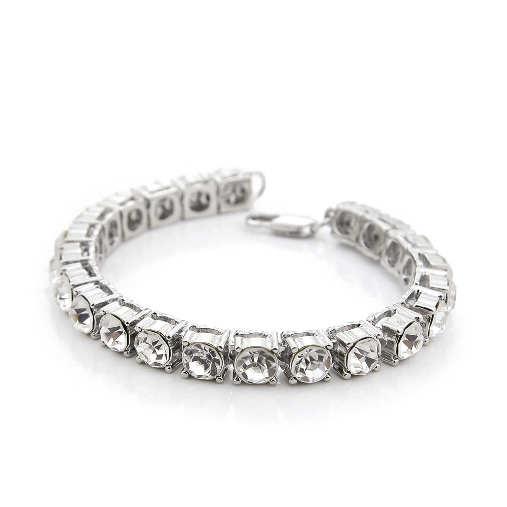 Bracelet Diamond Bracelet Hip Hop Bracelet 8mm Spectrum St. Valentine's